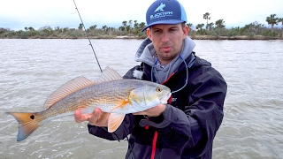 Fishing for Redfish in the Mosquito Lagoon