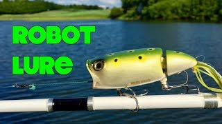 Fishing with a ROBOTIC Lure -- IT ACTUALLY WORKS!!!