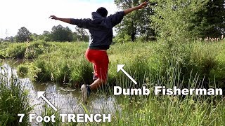 Fishing from the Bank -- Can be a Struggle...  (EPIC FAIL DAY)