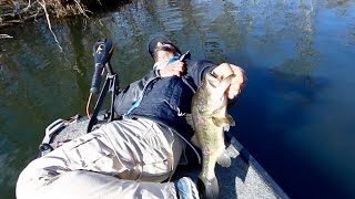 FISHING FREAKOUT!!! Angler has a Quasi-Heart Attack after Catching a BIG Bass (ft. Mike Iaconelli)