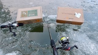 INSANE Ice Fishing Challenge!!! LOSER BITES THE HEAD OFF A LIVE FISH