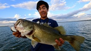 Bass Fishing in 95 DEGREE Water?!?! ABSURD Power Plant Lake in Texas