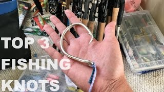 Fishing Knots you NEED to Know! How to Knot Tying Tutorial (Improved Clinch, Palomar, & Alberto)