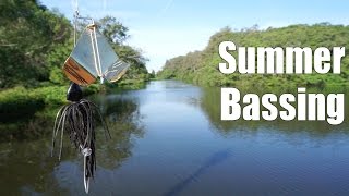 Finding Bass at the Beach - Buzzbait Bank Fishing