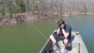 Bass Fishing with a Subscriber at Rocky Gorge Reservoir