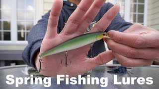 Pre-Spawn, Spawn, and Post-Spawn --- Top Spring Fishing Lures!