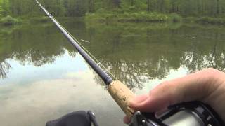 Bass Fishing in the Rain in New Albany, OH