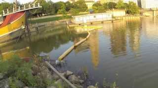 Huge Crappie Caught while Bass Fishing at the Scioto River