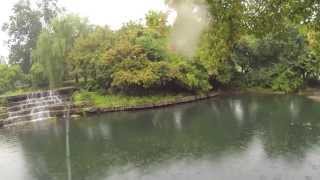 Bass Fishing in the Rain at Franklin Park in Columbus, OH