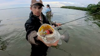 Wade Fishing for Speckled Trout in the Indian River Lagoon