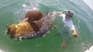 Huge Florida Keys Grouper!