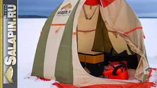 Крупный лещ на мормышку | Как расположиться в зимней палатке [salapinru]