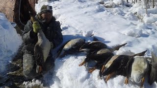 Goose hunting подготовка ,заброска техники для весенней охоты Yakutia