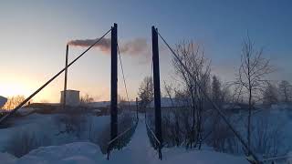Прогулка по морозному Туруханску -41