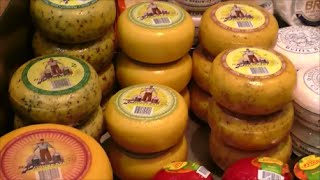 Голландский сыр. Цены в Амстердаме. Dutch cheese. Prices in Amsterdam