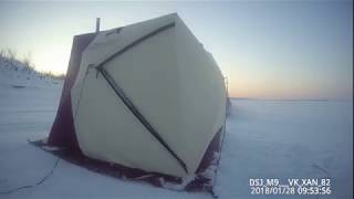Рыбалка в Якутии в самой лучшей палатке Снегирь 4 Т long Yakutia