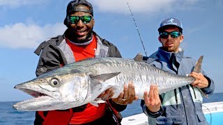 Monster Kingfish and Sailfish Fishing with NFL Defensive Tackle Corey Liuget - 4K