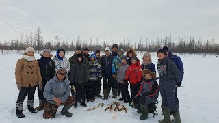Рыбалка с детьми Якутии, в гостях у оленеводов! Yakutia
