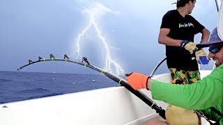 Hooked up to a Giant Shark in a TERRIBLE Lightning Storm - ft. Paul Cuffaro