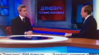 Василий Соколов в эфире программы РБК-ТВ «Демидович. Реальная экономика»