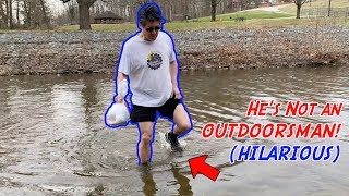 How to NOT be an OUTDOORSMAN!!! (ft. My CLUMSY & HILARIOUS Dad)