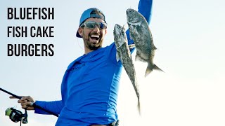 Afternoon Bluefish Beach Bite - Catch N Cook | Fish Cake Burgers