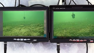 Сравнение старой и новой подводных камер для рыбалки