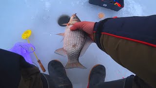 Зимняя рыбалка 15 кг ЗА 2 ЧАСА рыбалка на карася 2020