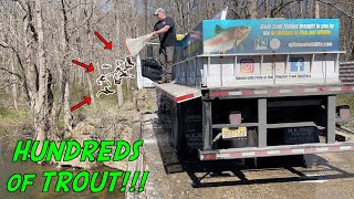 LUCKIEST FISHING DAY of my LIFE!!! (The Fish Gods Sent a TROUT TRUCK)