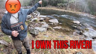 ANGRY "MALE KAREN" Tried to KICK ME out of a PUBLIC RIVER!!! (Who was right??)