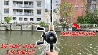 URBAN FISHING in a PHILLY CANAL!!! (Do Fish even Live here??)