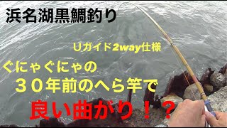 浜名湖黒鯛釣り。古いヘラ竿でやったら