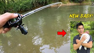 ULTRA Finesse Fishing for a CREEK MONSTER!!! (MY NEW BABY IS HERE)