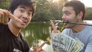 BEAT ME AT FISHING, You WIN $100!!! (Pond Edition)