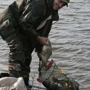 мой улов в один сачек не уместился