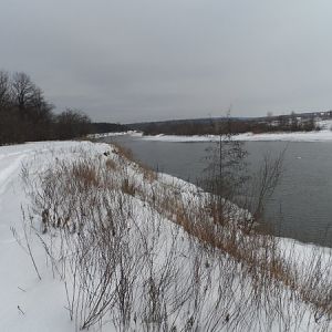 007 Божья гора на той стороне примерно в 1км.